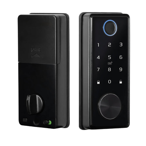 Smart Door Lock Bolt in black